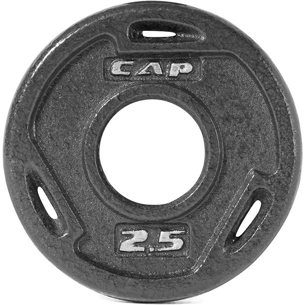 CAP Barbell 2 Inch Olympic Grip Plates New 2.5 Pound Cast Iron Set of 2 